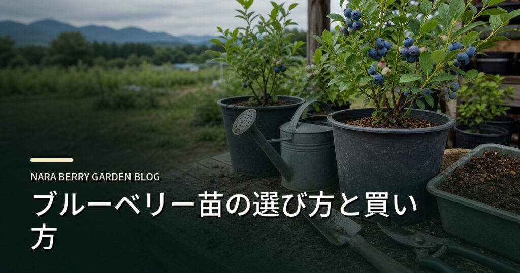 ブルーベリー苗の選び方と買い方のアイキャッチ画像